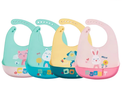 Baberos de Silicona Para Bebé SafeEat™ ®