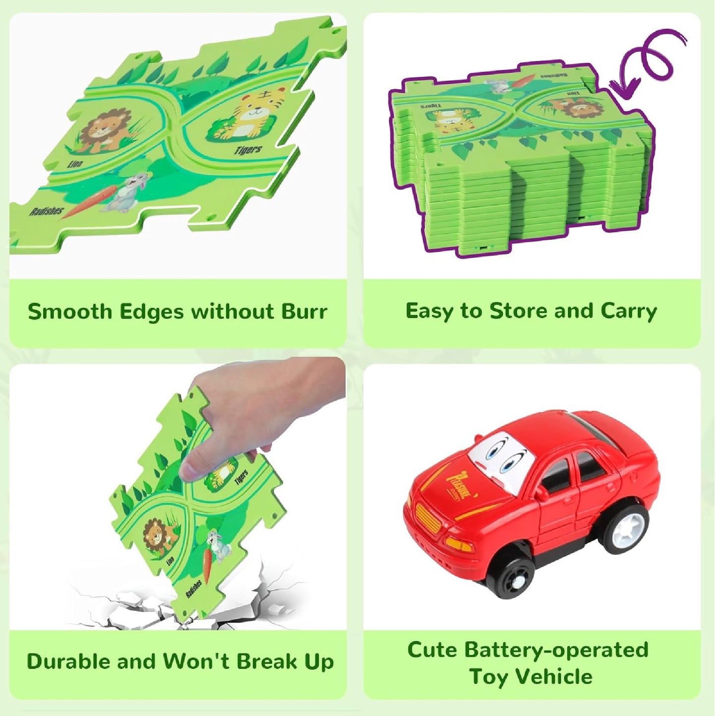 🧩 Pista de Rompecabezas con Carrito™