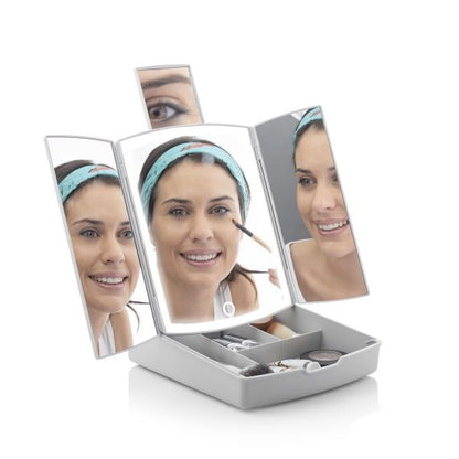 Espejo de Maquillaje con LED y Aumento My Foldaway ®