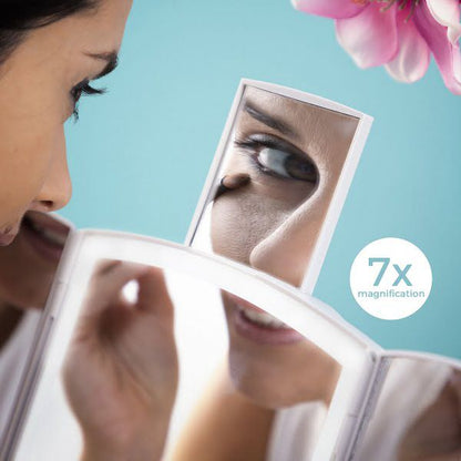 Espejo de Maquillaje con LED y Aumento My Foldaway ®