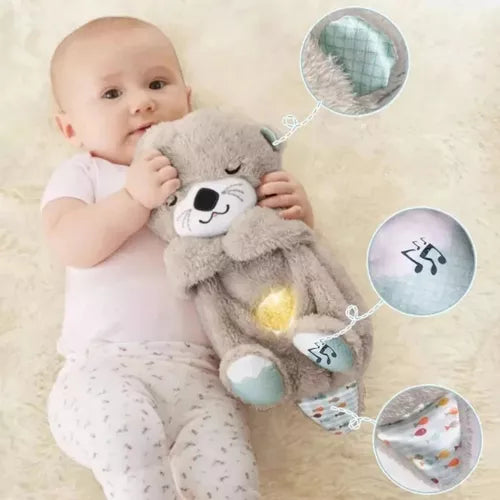 Peluche Relajante Antiansiedad con Sonido y Estimulación Sensorial 🦦Otey