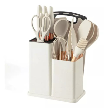 🍽️ Set Premium de Utensilios de Cocina™ – 19 Piezas