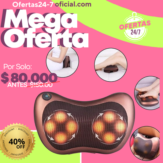 Almohada Masajeadora con Calefacción Relax ®