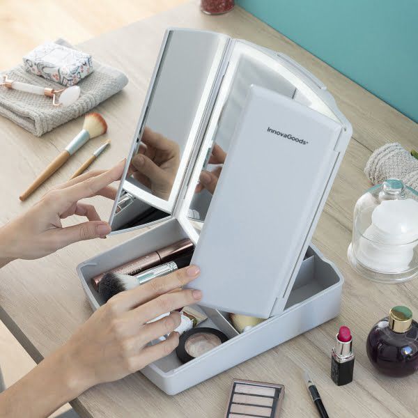 Espejo de Maquillaje con LED y Aumento My Foldaway ®