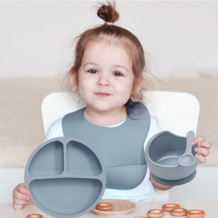 Vajilla de Alimentación Silicona Para Bebé BabyCare ®
