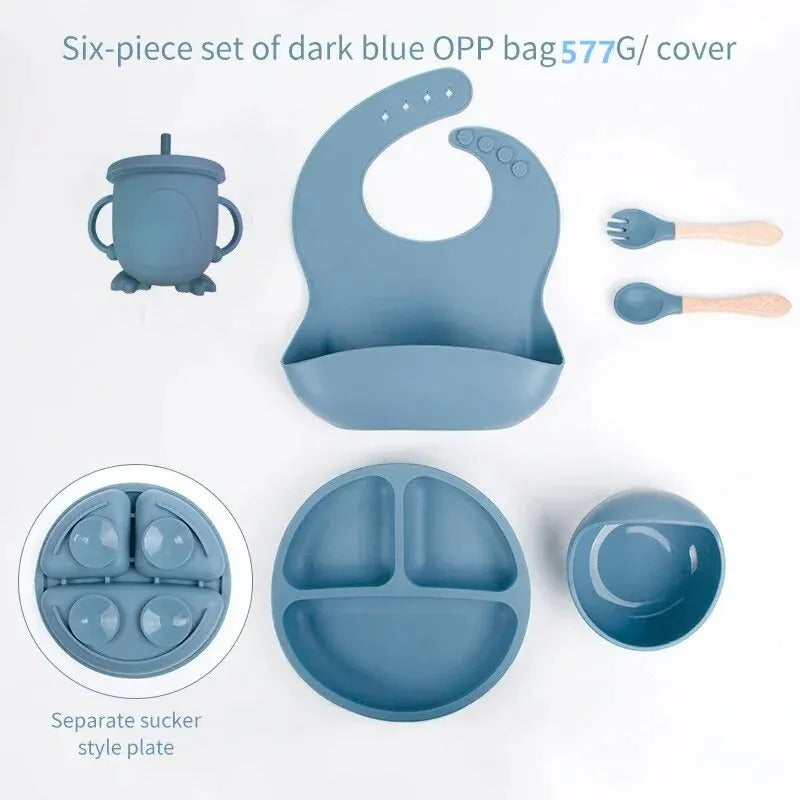 Vajilla de Alimentación Silicona Para Bebé BabyCare ®
