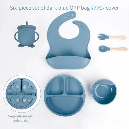 Vajilla de Alimentación Silicona Para Bebé BabyCare ®