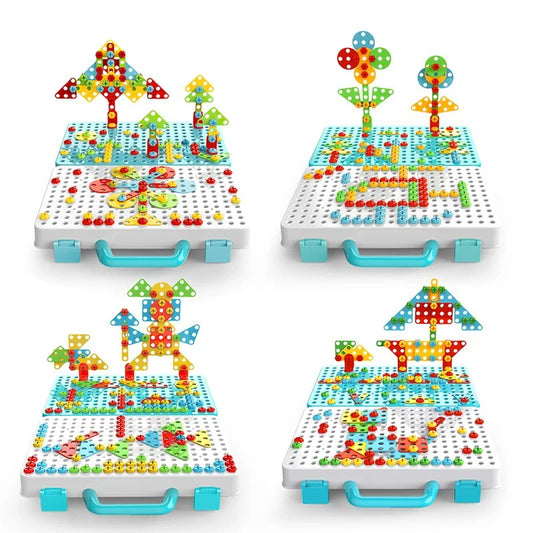 Kit de Ingeniería Creativa para Niños, Taladro y Destornillador®