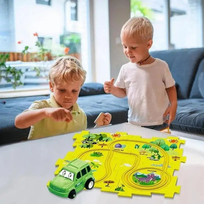 🧩 Pista de Rompecabezas con Carrito™