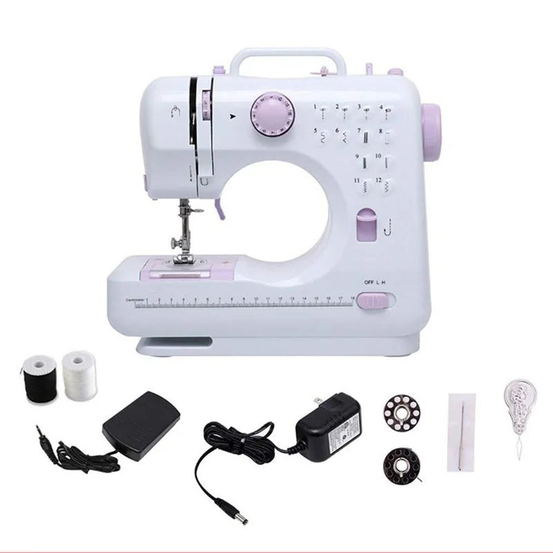 Máquina de Coser Multifuncional 12 Puntadas ®