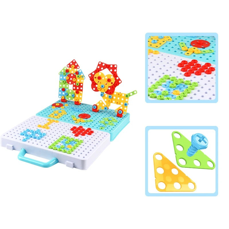 Kit de Ingeniería Creativa para Niños, Taladro y Destornillador®
