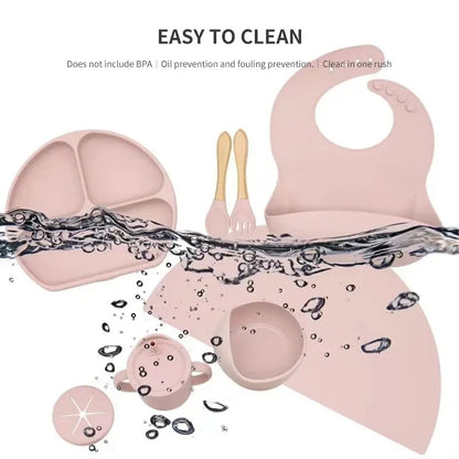 Vajilla de Alimentación Silicona Para Bebé BabyCare ®