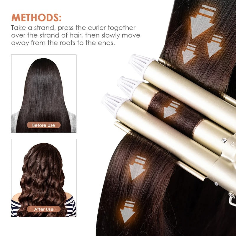 Rizador de Cabello Triple Pro ®