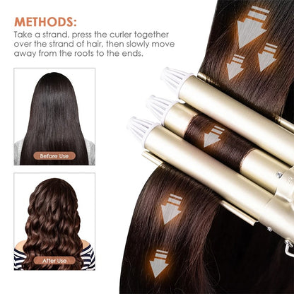 Rizador de Cabello Triple Pro ®