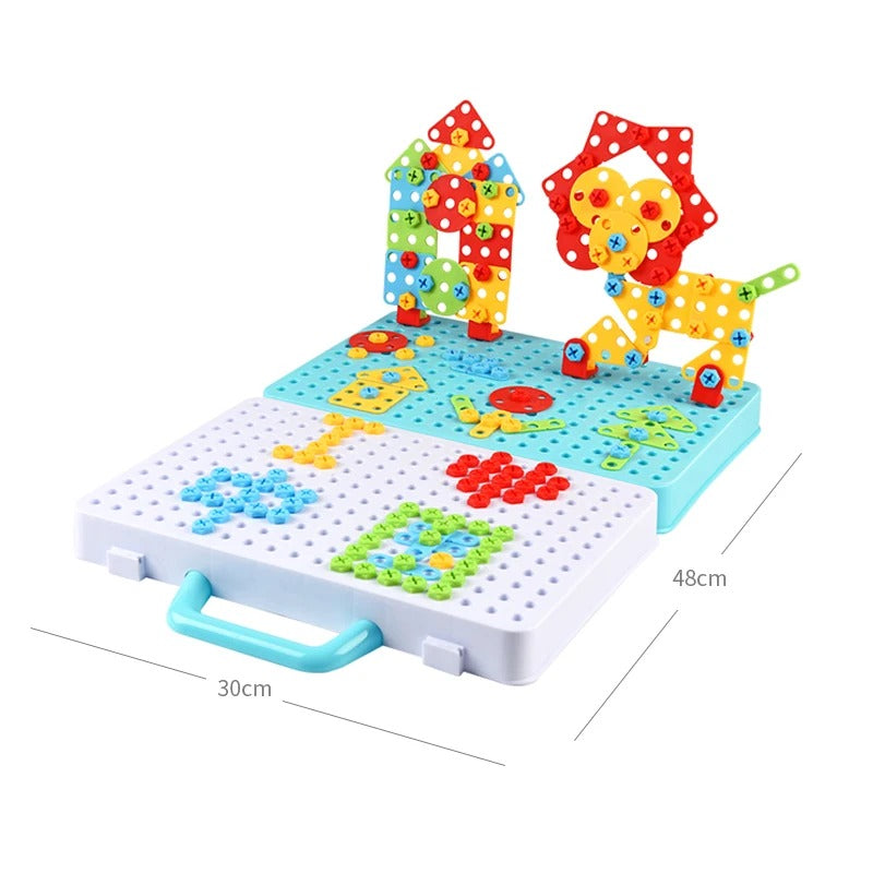 Kit de Ingeniería Creativa para Niños, Taladro y Destornillador®