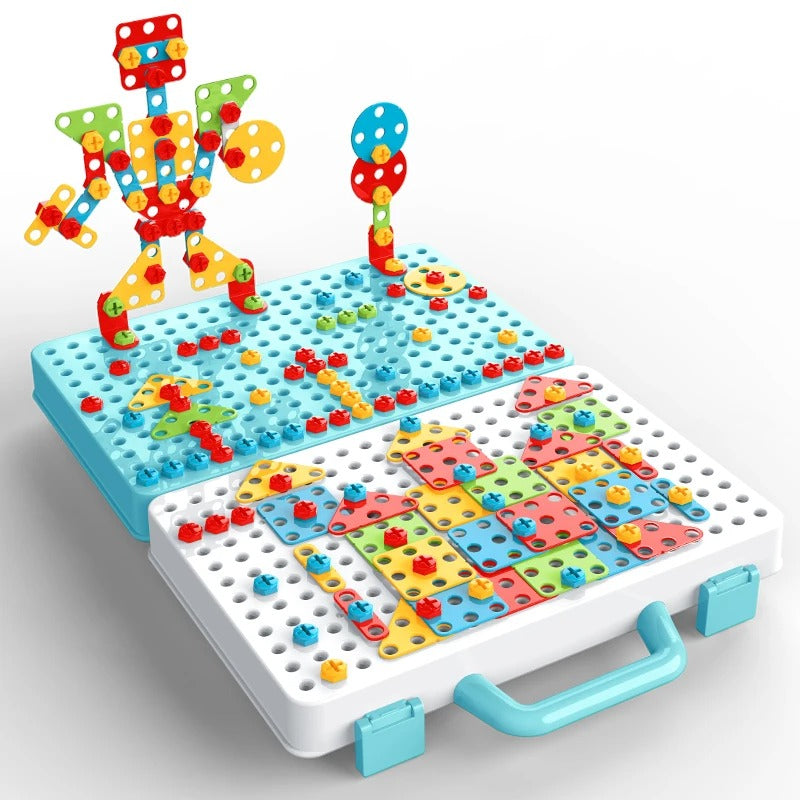 Kit de Ingeniería Creativa para Niños, Taladro y Destornillador®