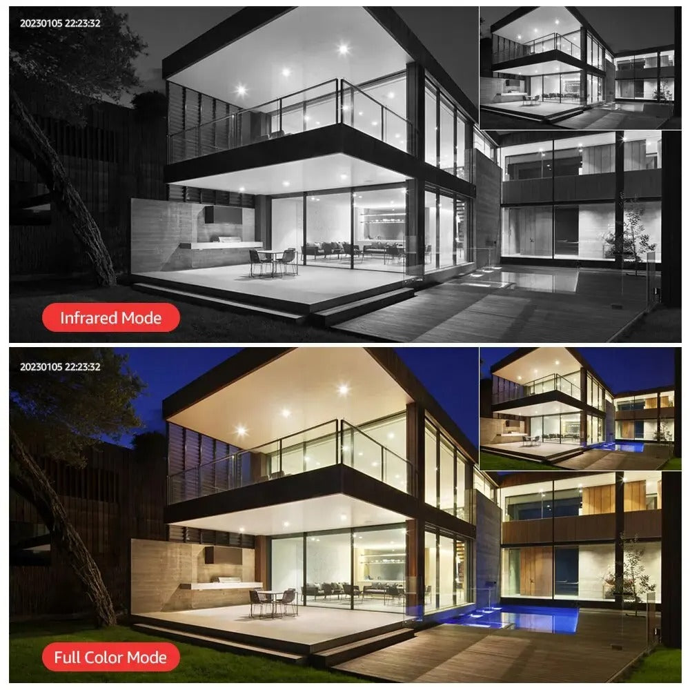 🔒 Cámara IP Exterior Doble Lente™ – Máxima Seguridad para tu Hogar 🔒