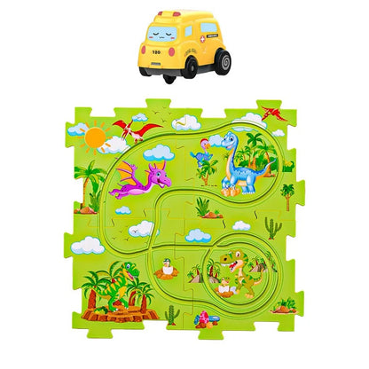 🧩 Pista de Rompecabezas con Carrito™